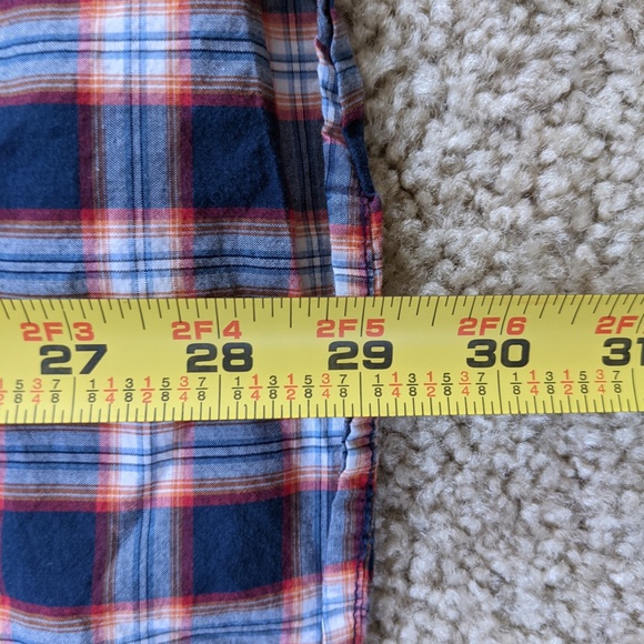 Tommy Hilfiger Button Up Shirt Custom Fit Plaid - Picture 8 of 11